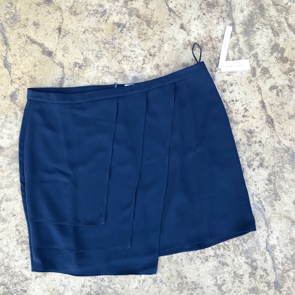 Modamix Plus Asymmetrical Crepe Skirt